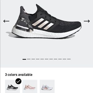 Adidas Ultraboost 20 shoes, Women’s 7.5. Black